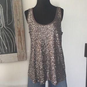 J.Crew Sequined tank top