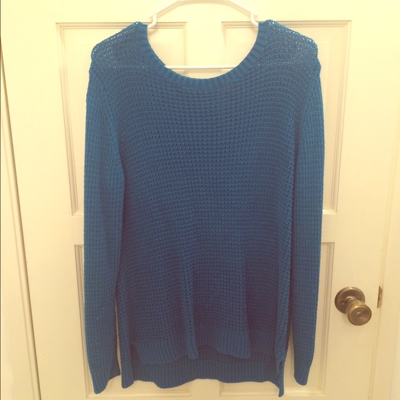 Oversized teal sweater