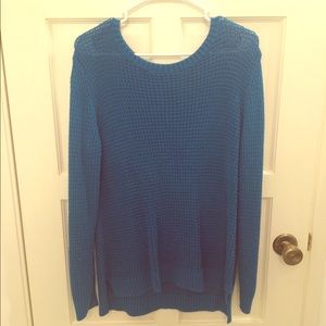 Oversized teal sweater