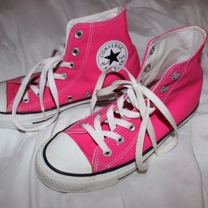 Pink Hightop Converse All-Stars