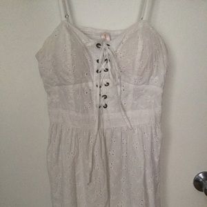 White cotton dress