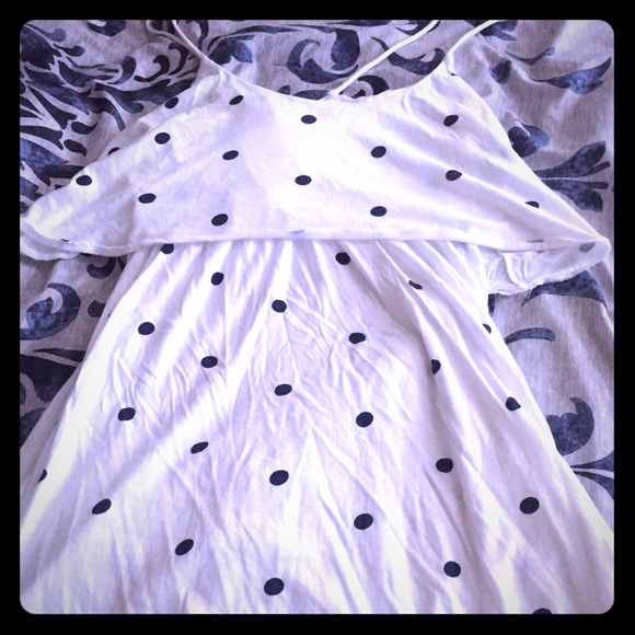 Polka dot dress or cover up