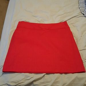 Red Loft shift skirt