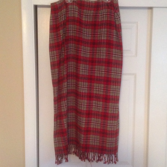 Plaid Skirt, Ankle Length