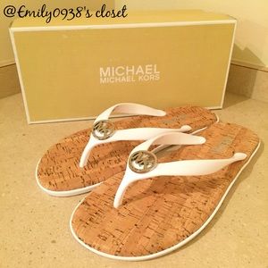 Michael Kors MK Flip flops brand new