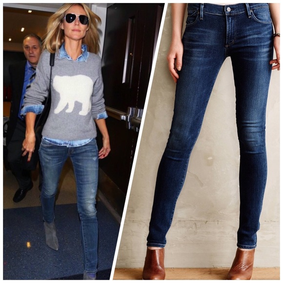 Citizens of humanity super skinny distressed jeans