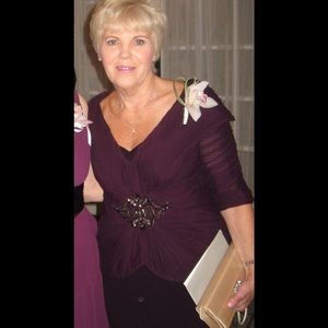 Daymor Couture Formal Gown in Deep Eggplant