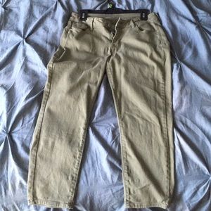 Light green ankle length pants. Worn once