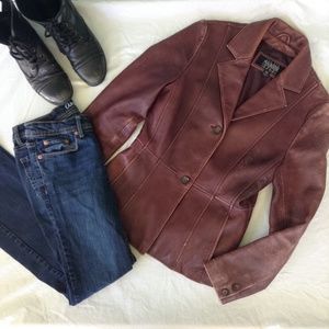 💥FLASH SALE💥Wilsons Leather- burgundy jacket