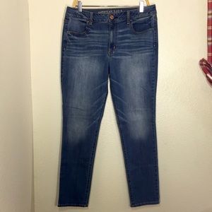 AEO Hi Rise Jegging - Medium Blue