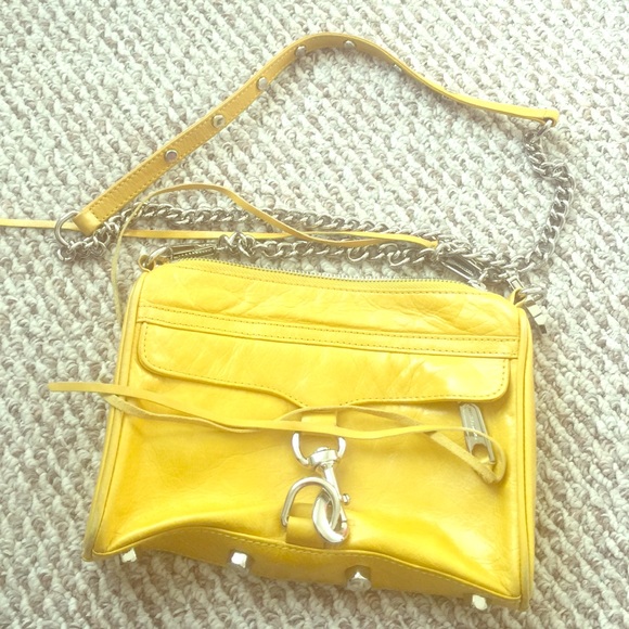 Rebecca Minkoff mini mac in yellow