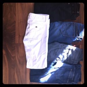 Lot of 5 pairs of Gap jeans. Size 0 ankle