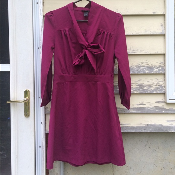 Dresses & Skirts - Magenta Bow Dress