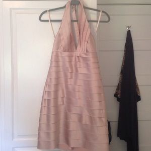 Champagne BCBG MaxAzria Formal Dress