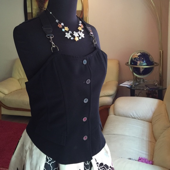 Authentic Francess Rita vest with leather straps