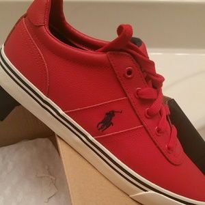 Red Ralph Lauren Sneakers