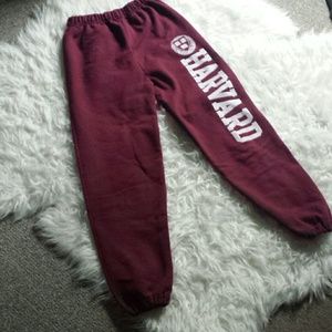 Harvard Sweatpants Maroon