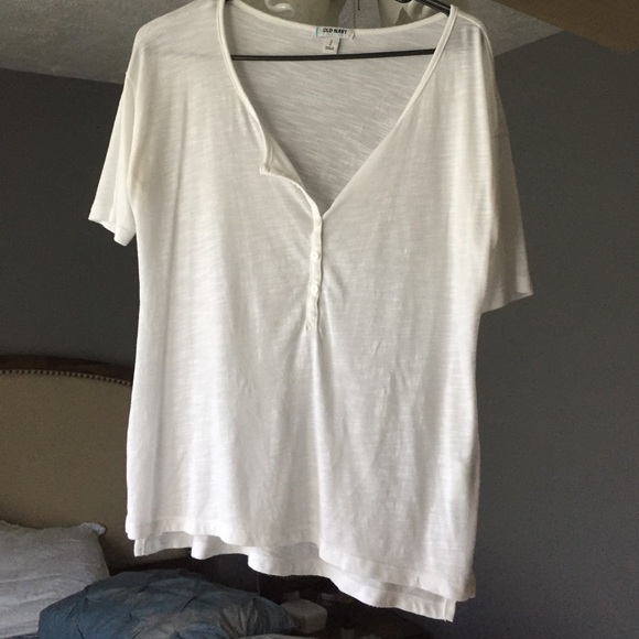 Old navy white loose top