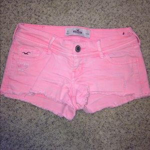 Neon short shorts