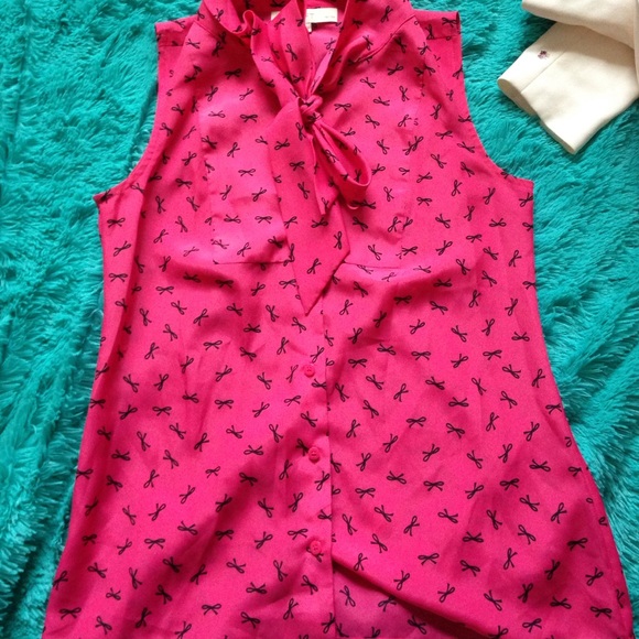 Pink The Loft button down - Picture 3 of 4