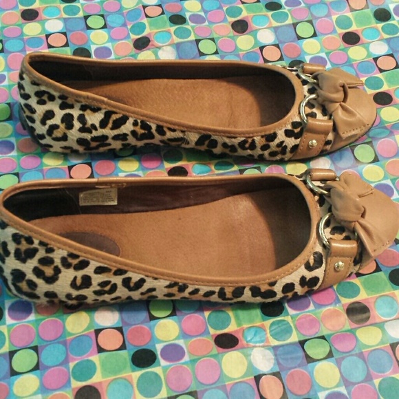 Sperry leopard print flats