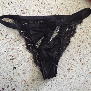 Black Victoria's Secret panty