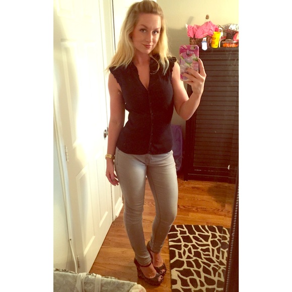 Black cardigan