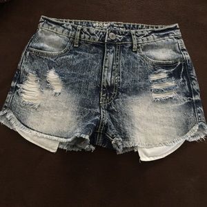 High waisted shorts