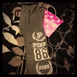 Pink gym pants trade