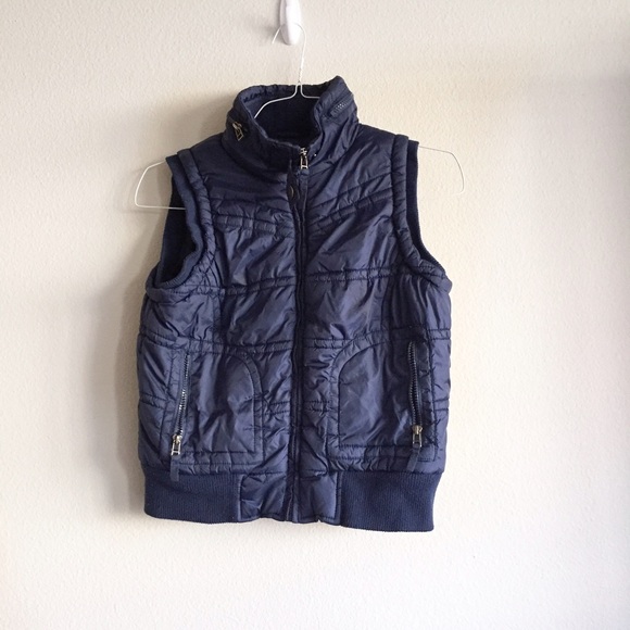 Navy blue vest