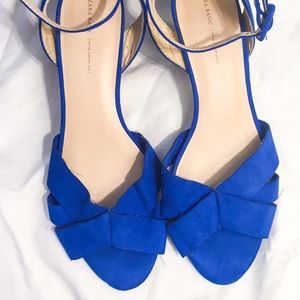 Blue Kitten Heels - ZARA