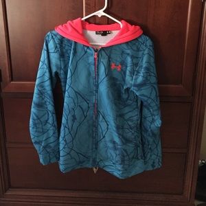Girls xl under armour jacket like new