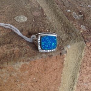 Blue Australian Fire Opal.