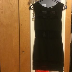 Black Mesh Dress