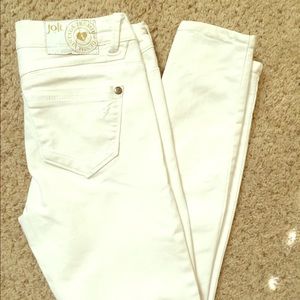 Jolt Premium Denim White Skinny Jeans