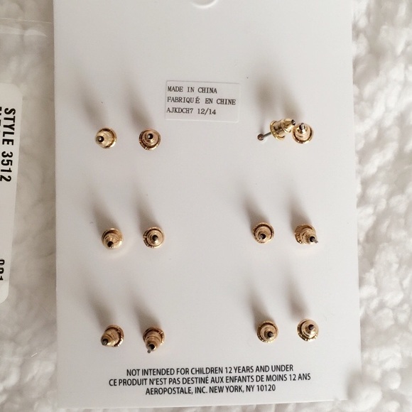 BRAND NEW FRESH STUD EARRING 6 PACK - Picture 3 of 3