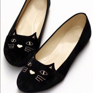 Cat Print Flats