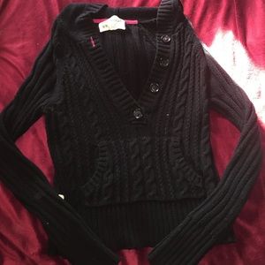 Aero black sweater pull over