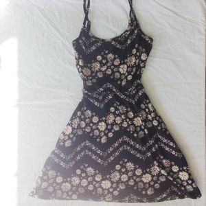 Love Fire- Daisy spaghetti strap skater dress