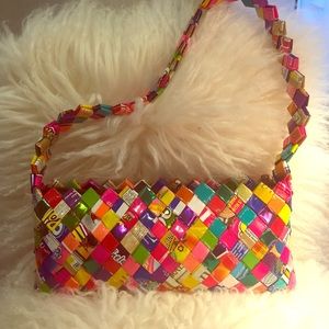 Bright and colorful bag!