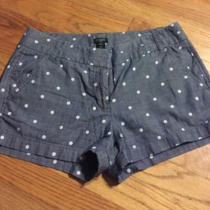 J.Crew City Fit Polka Dot Short