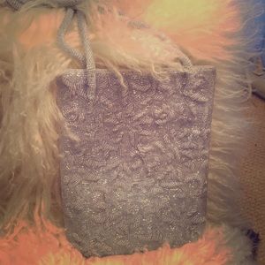 Lavender beaded bag