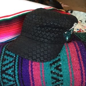 Element fashion hat black and teal