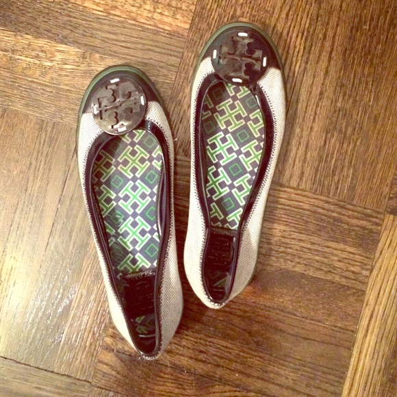 Tory Burch canvas flats