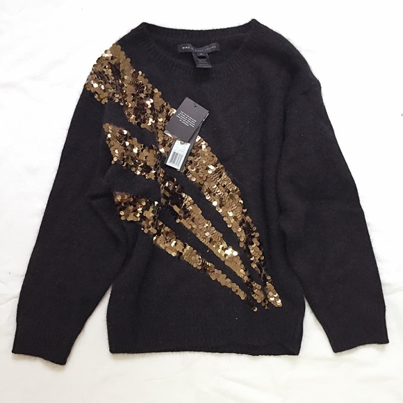 Marc by Marc Jacobs Sequin Front Sweater