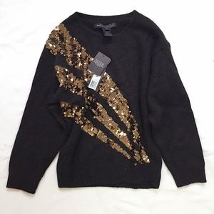 Marc by Marc Jacobs Sequin Front Sweater