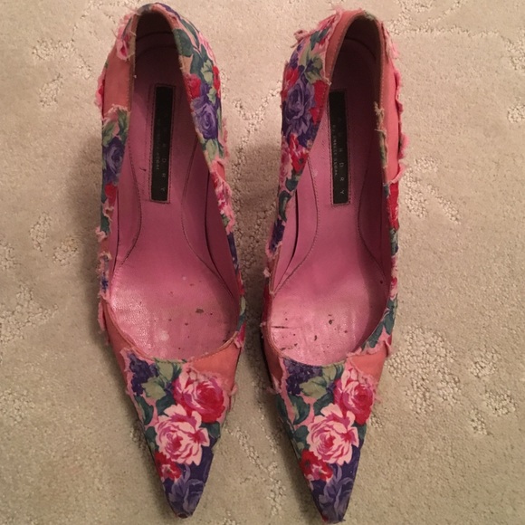 Laundry by Shelli Segal Floral Heels