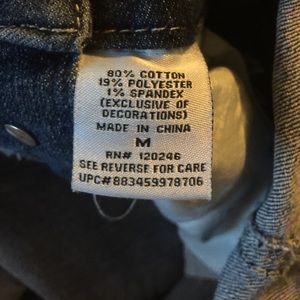 Medium skinny jean overalls