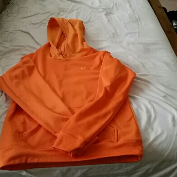 Orange under Armour hoodie