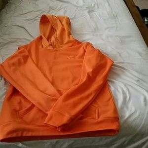 Orange under Armour hoodie